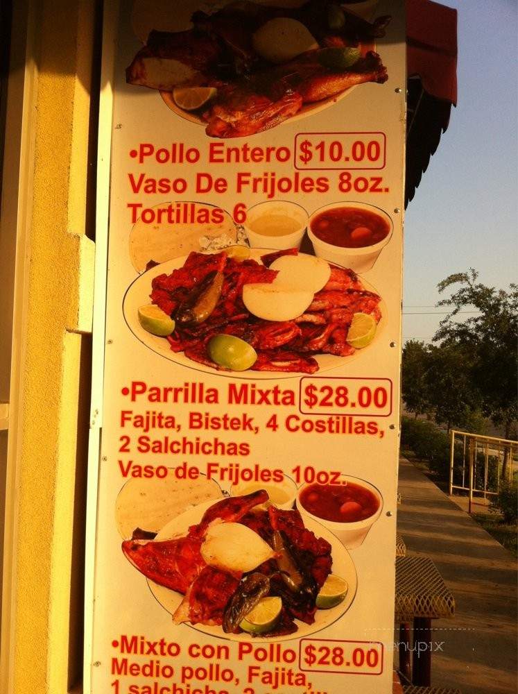 El Tejano Pollo Asado Y Refresqueria - Houston, TX menu_pic