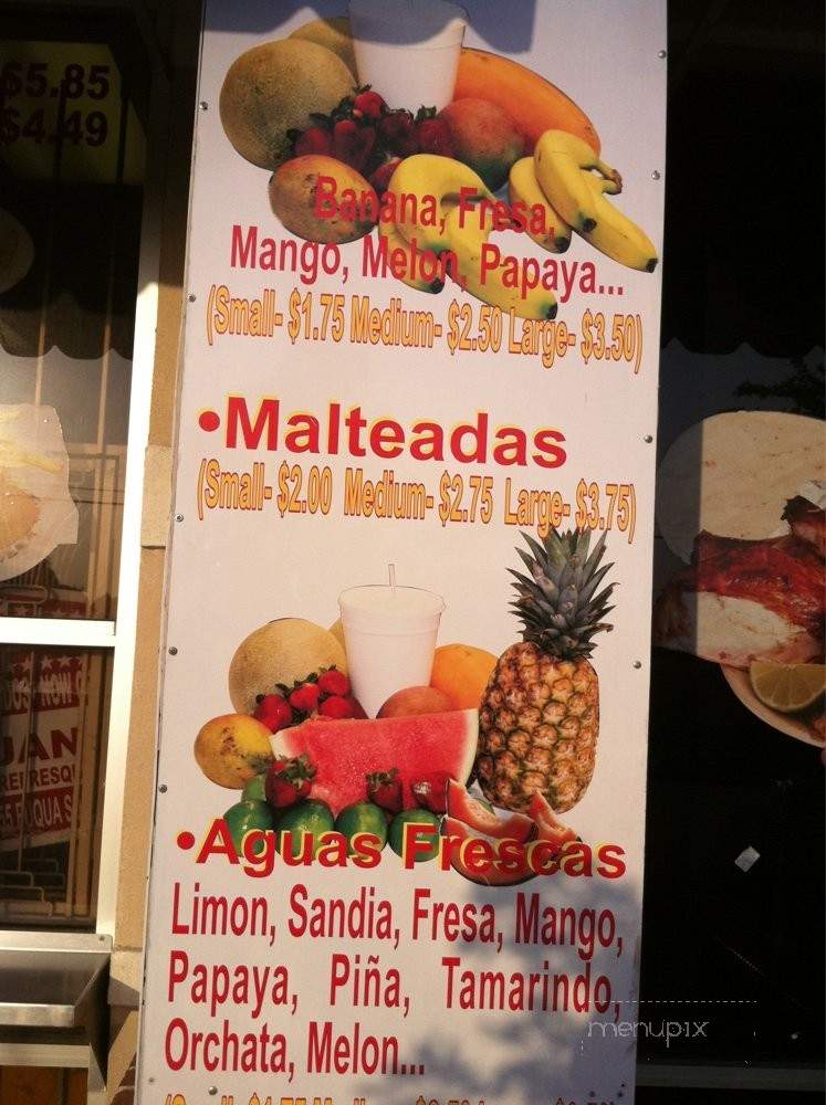 El Tejano Pollo Asado Y Refresqueria - Houston, TX menu_pic