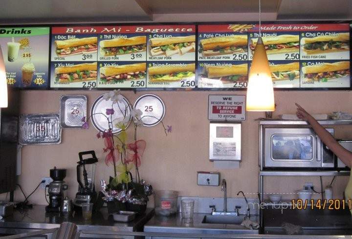Thanh Van Bakery - Westminster, CA menu_pic