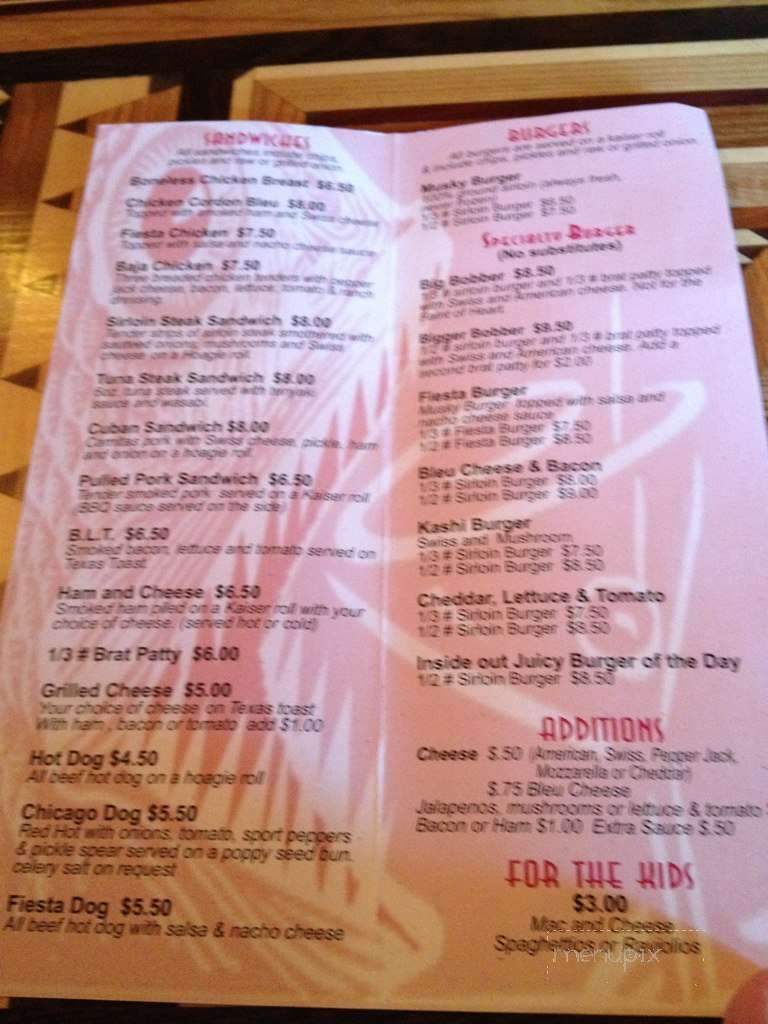 Little Musky Bar - Woodruff, WI menu_pic