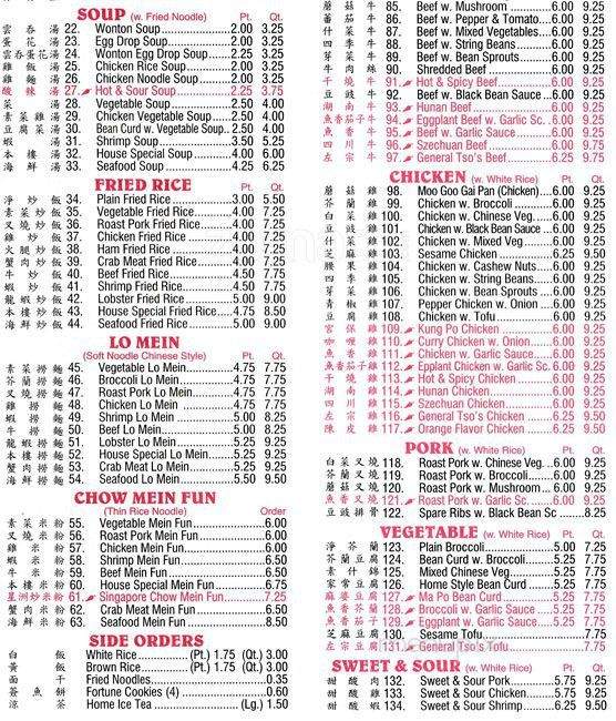 Xing Xing - Far Rockaway, NY menu_pic