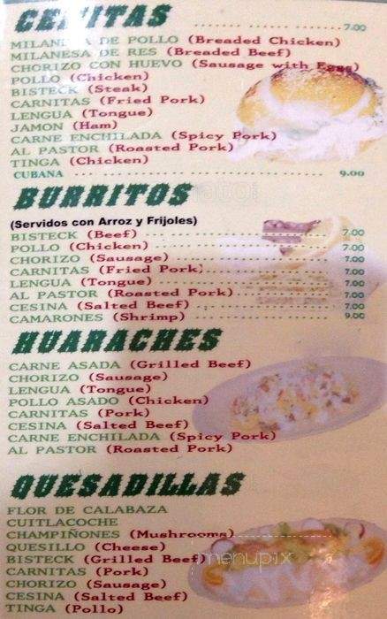 Tacos Veloz - Corona, NY menu_pic