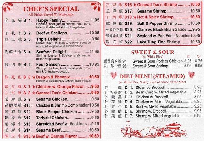 New Jin Xin - Brooklyn, NY menu_pic