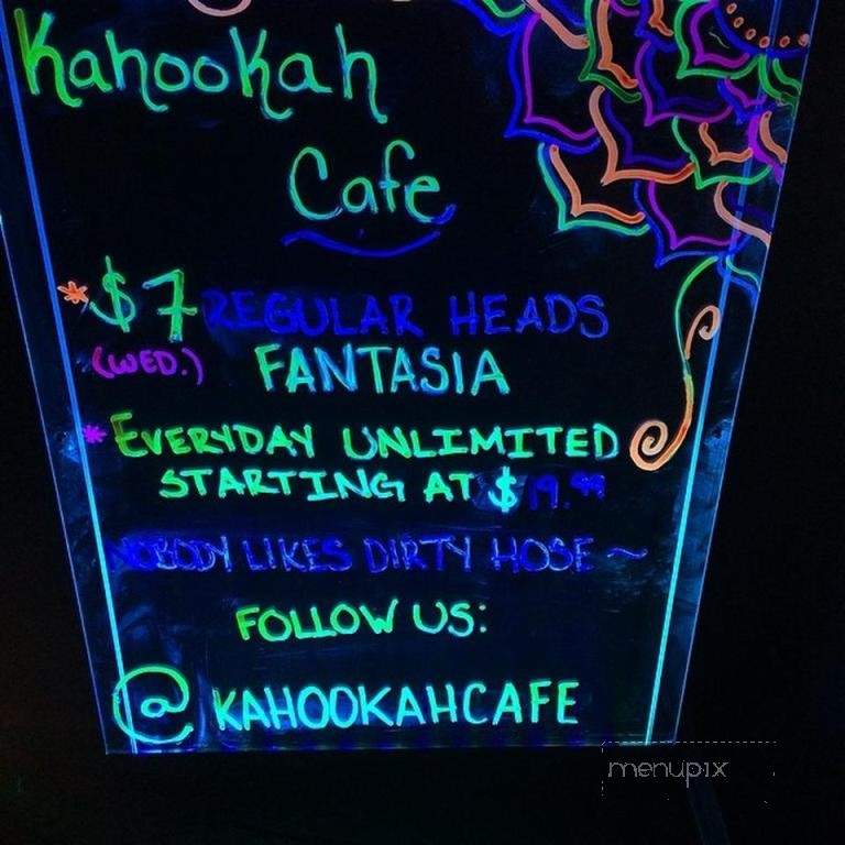 Kahookah Cafe - Davie, FL menu_pic