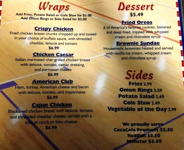 Parlay 3's - Virginia Beach, VA menu_pic