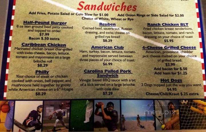 Parlay 3's - Virginia Beach, VA menu_pic