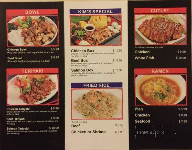 Kim's Grill - Blythe, CA menu_pic