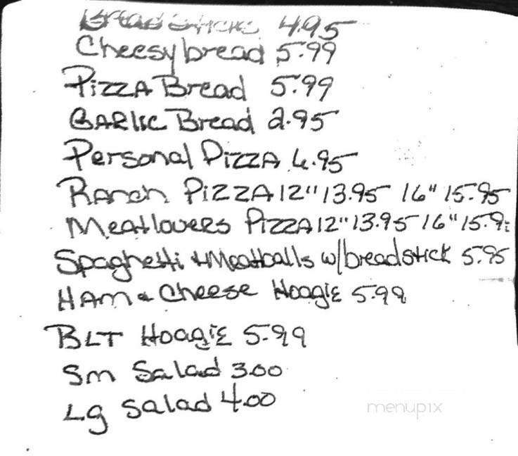 Caudillo's Pizza - Rising Sun, IN menu_pic