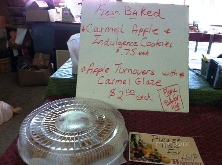 Jacobs Orchard - Mount Summit, IN menu_pic