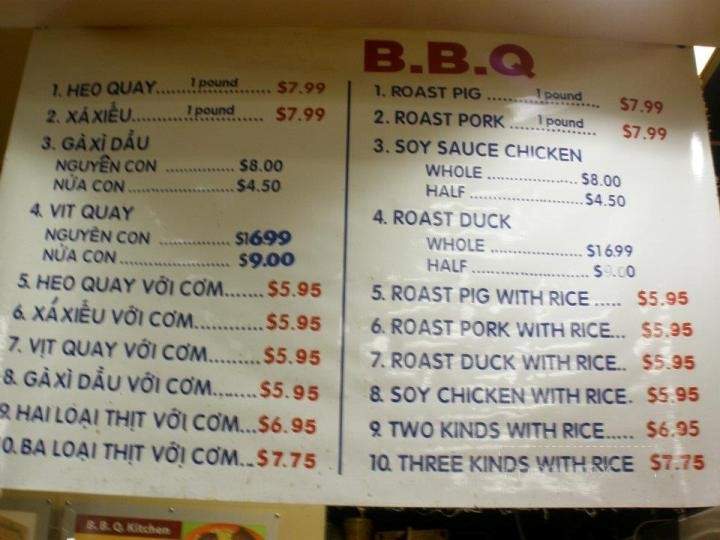 Big Wong BBQ - Norcross, GA menu_pic