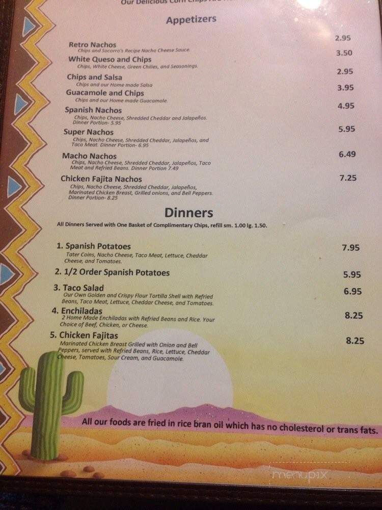 Pepper Patch Mexican Restaurant - Carbondale, KS menu_pic
