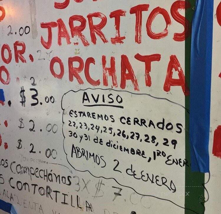 Taqueria Los Chilangos - Miami, FL menu_pic