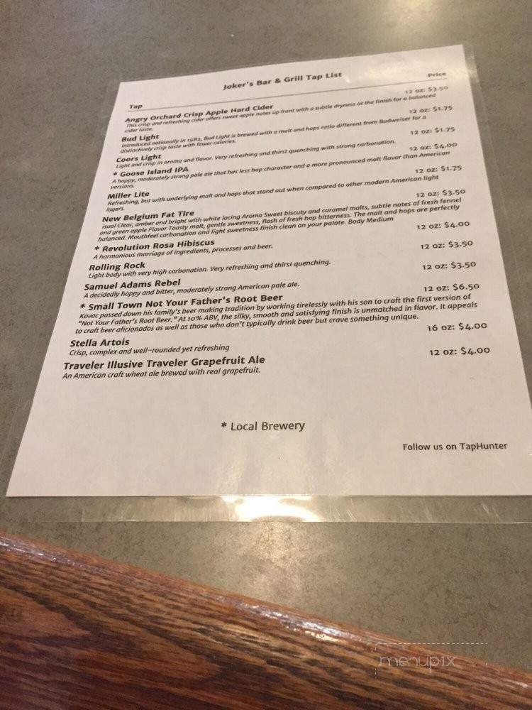 Riverside Pub - Sycamore, IL menu_pic