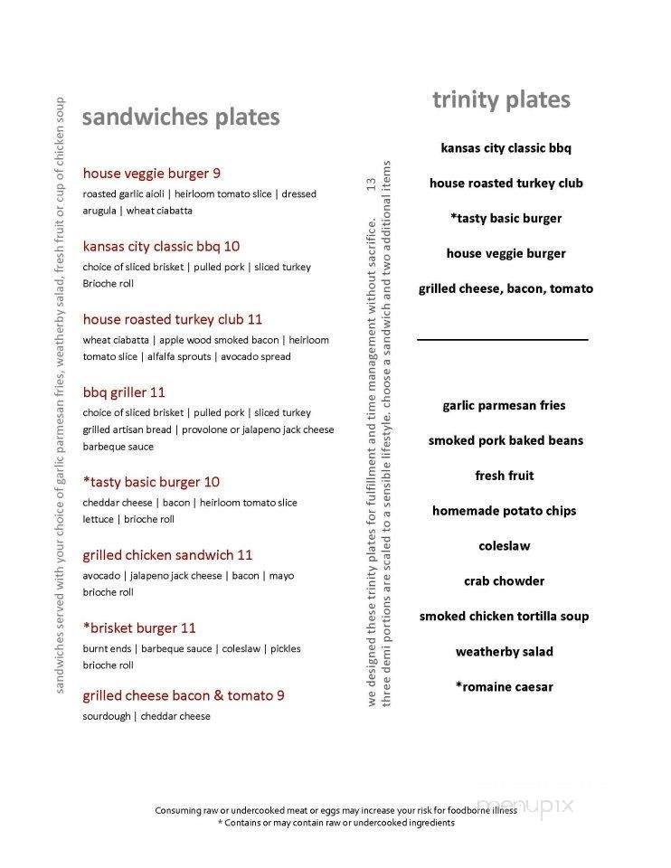 Cafe Weatherby - Kansas City, MO menu_pic
