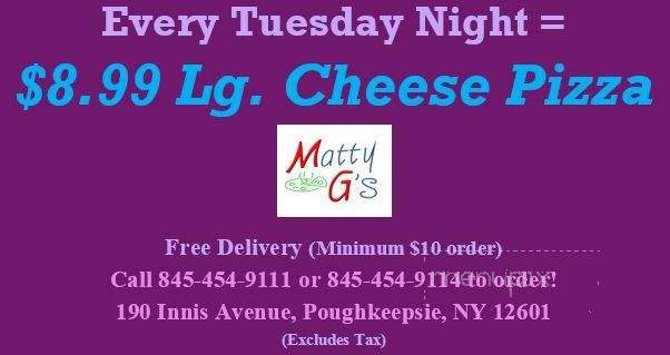 /250334732/Matty-Gs-Poughkeepsie-NY - Poughkeepsie, NY