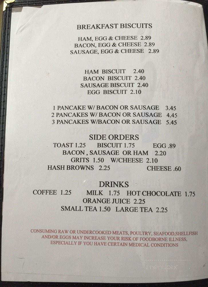 Altha Diner - Altha, FL menu_pic
