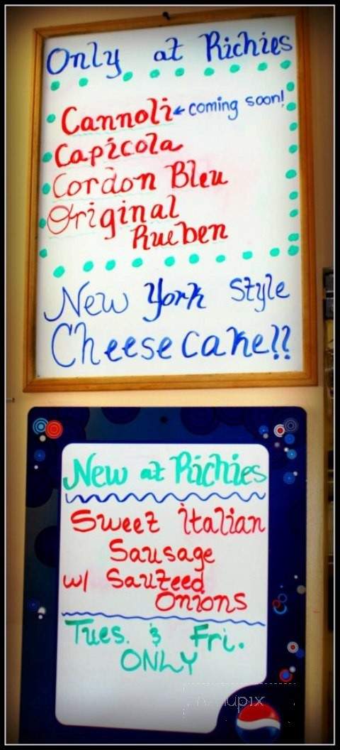 Richie's Subs & Sweets Plus - Madison, FL menu_pic