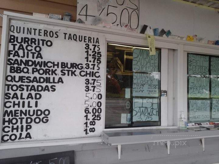 Quintero's Taqueria - Lakeland, FL menu_pic