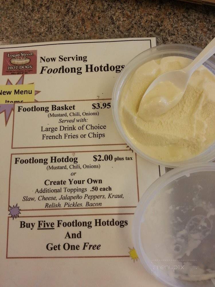 Hotdogs Logan Street - Gaffney, SC menu_pic