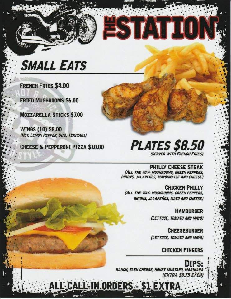 The Station - Simpsonville, SC menu_pic