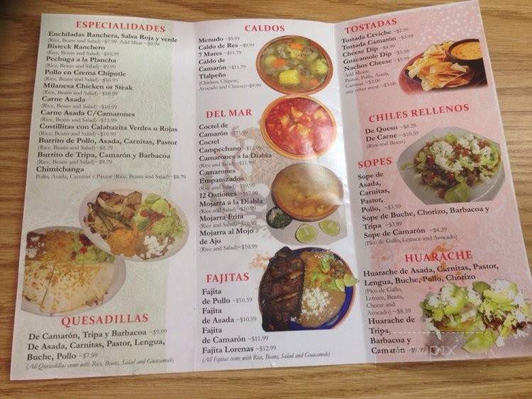 Lorena's - Knoxville, TN menu_pic