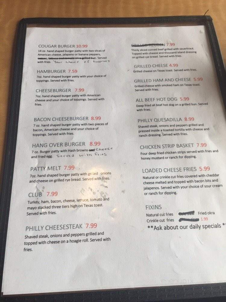 Fixins - Munford, TN menu_pic