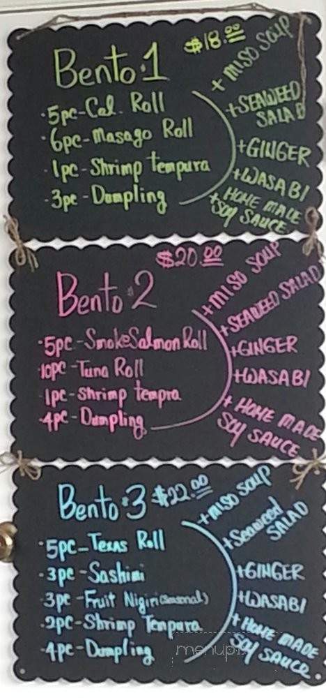 Bento Box - Wasilla, AK menu_pic