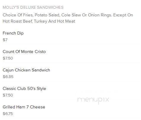Molly's Cafe - Ontario, CA menu_pic