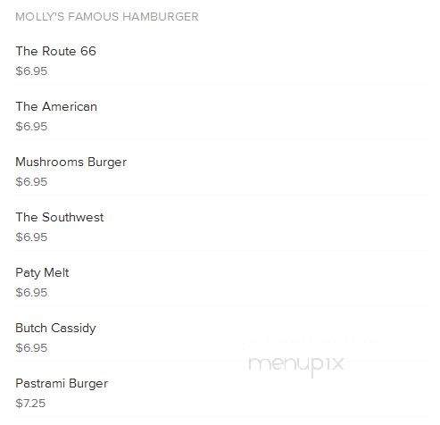 Molly's Cafe - Ontario, CA menu_pic