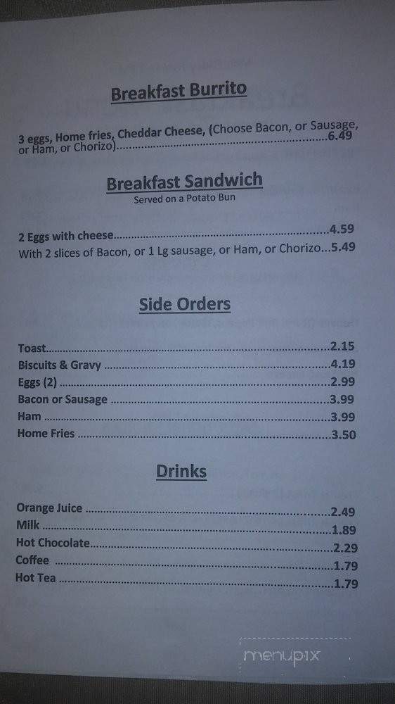 Anna's Cafe - Rancho Cucamonga, CA menu_pic