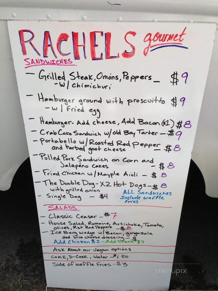 Rachel's Gourmet - Irvington, NY menu_pic