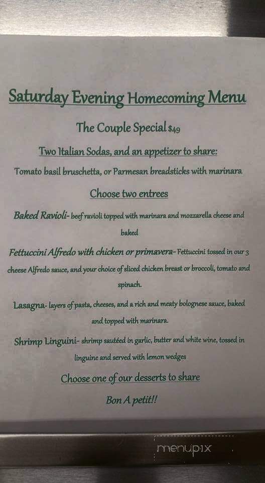 Dominic's Italian Ristorante - Rhinelander, WI menu_pic