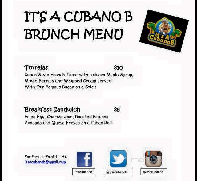 It's A Cubano B - Pompano Beach, FL menu_pic