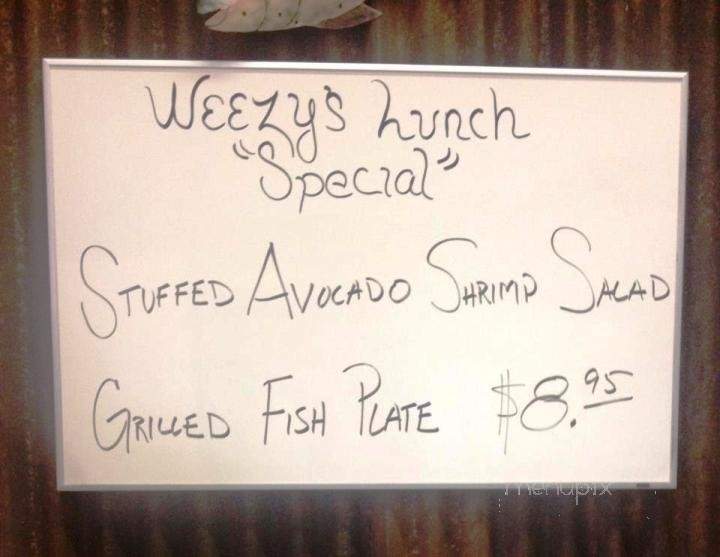 Weezy's - McAllen, TX menu_pic