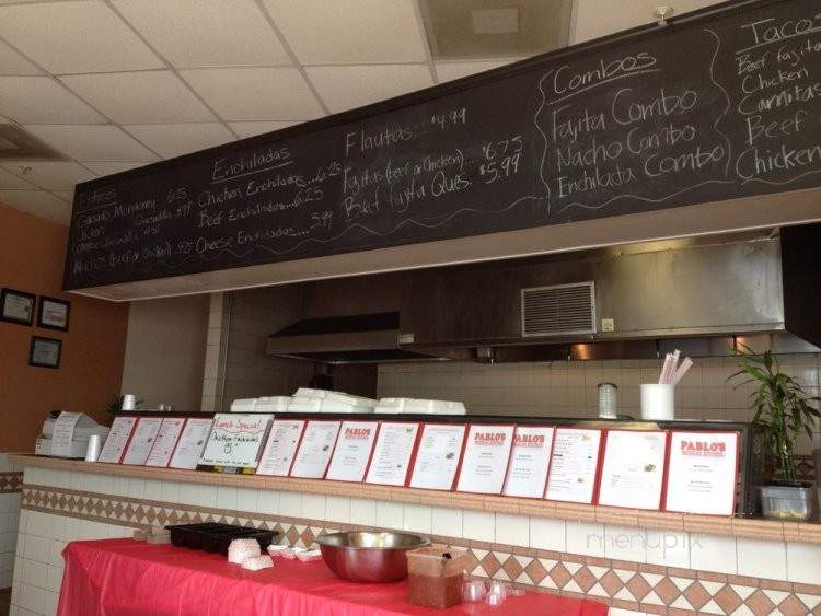 Pablo's Mexican Kitchen - Dallas, TX menu_pic