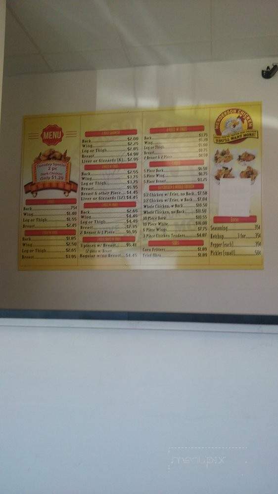 Hendersons Chicken - Cedar Hill, TX menu_pic