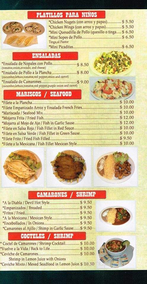 San Antonio - Passaic, NJ menu_pic
