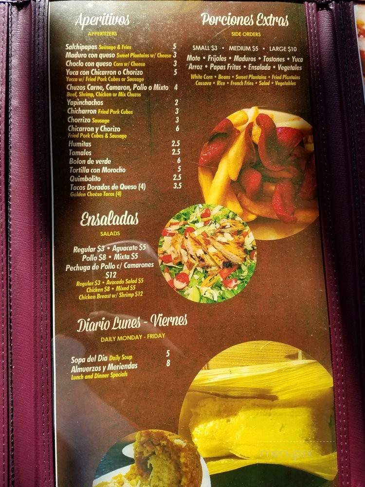Churrasqueria Tipica - Orange, NJ menu_pic