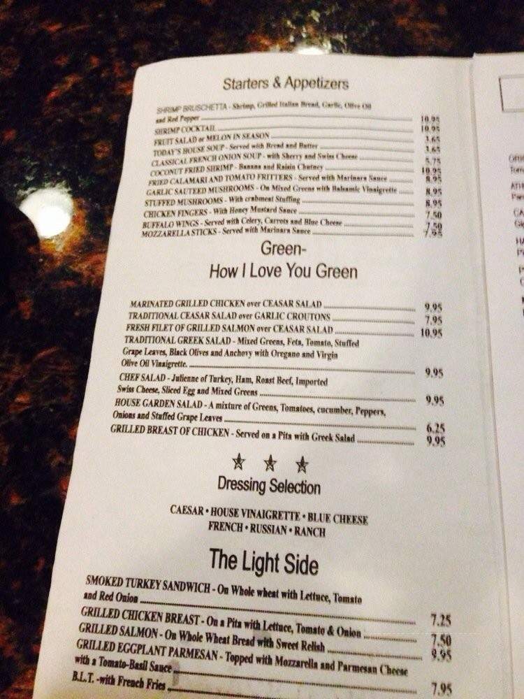 Starlight Restaurant - Newark, NJ menu_pic