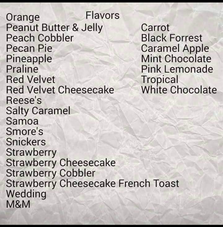 OMG Cupcake Factory - Houma, LA menu_pic
