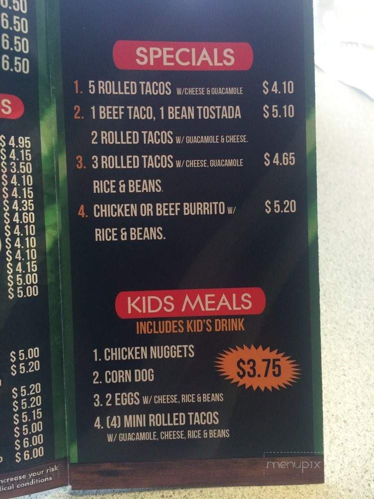 Super Oscars - Phoenix, AZ menu_pic