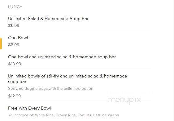 Go Mongo - Cleveland Heights, OH menu_pic