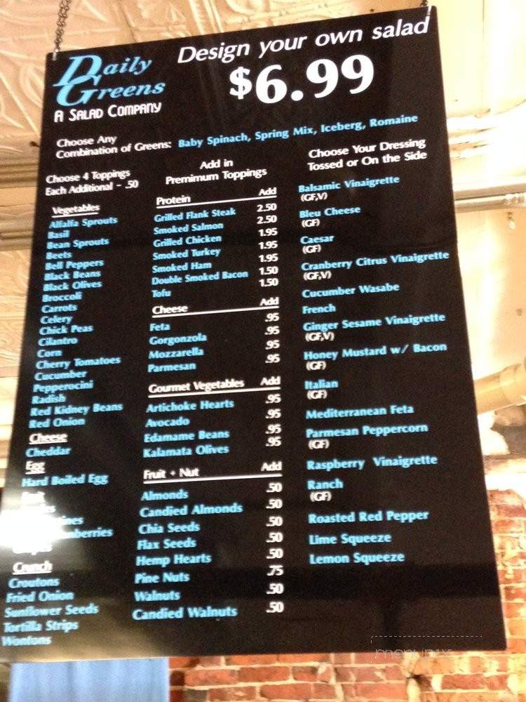 Daily Greens - Portland, ME menu_pic