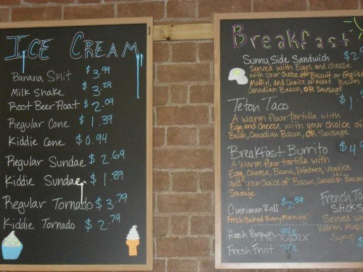 Sunny Side Cafe - Victor, ID menu_pic