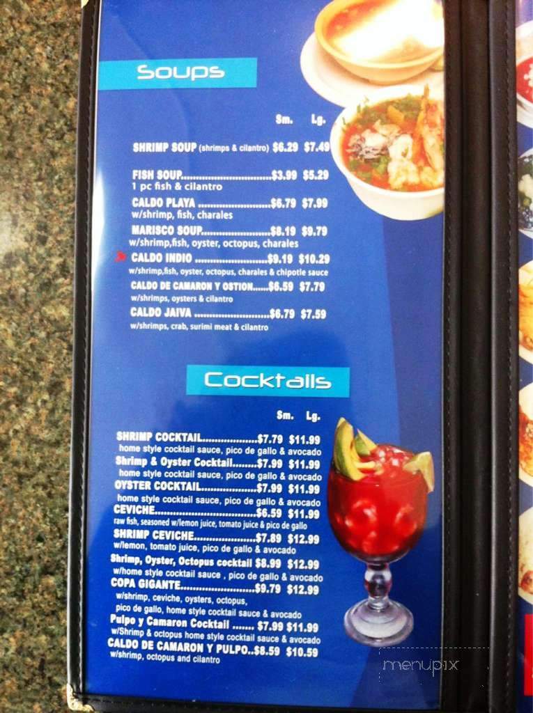 La Playa Seafood Restaurant - San Antonio, TX menu_pic