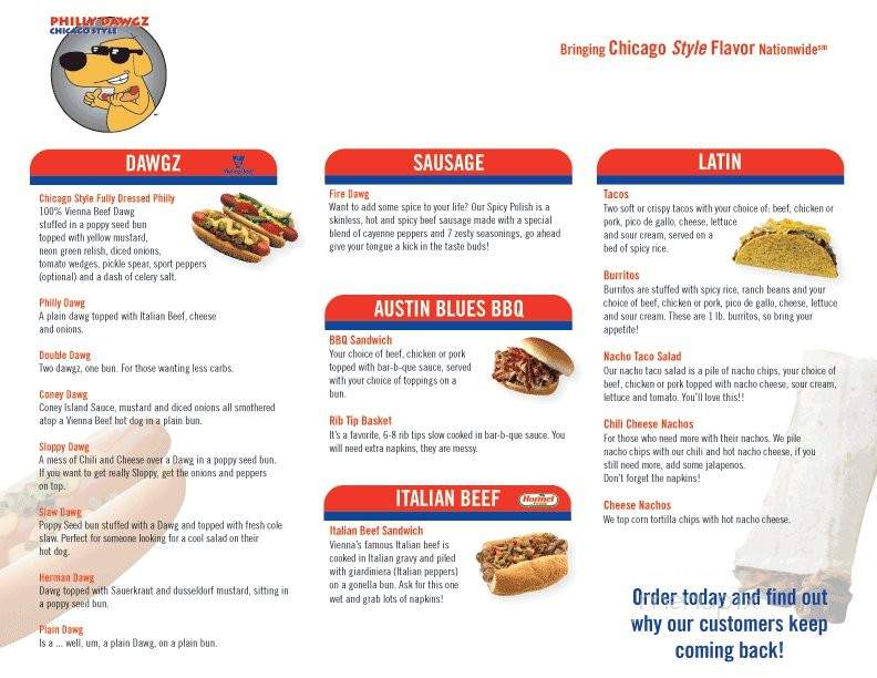 Philly Dawgz - Philadelphia, PA menu_pic