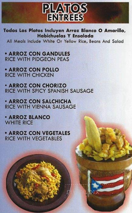 Lechonera Principe - Philadelphia, PA menu_pic