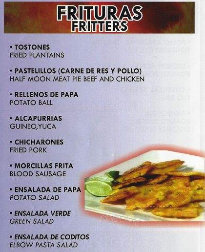 Lechonera Principe - Philadelphia, PA menu_pic
