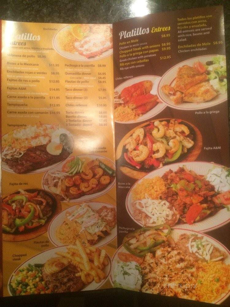 A&M Family Restaurant - Dyer, IN menu_pic