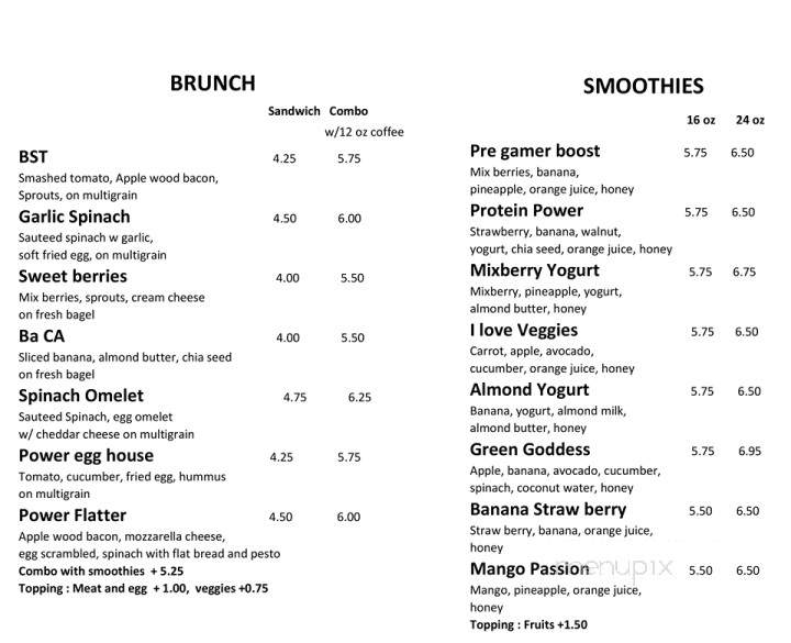 Public Square Cafe - Hagerstown, MD menu_pic